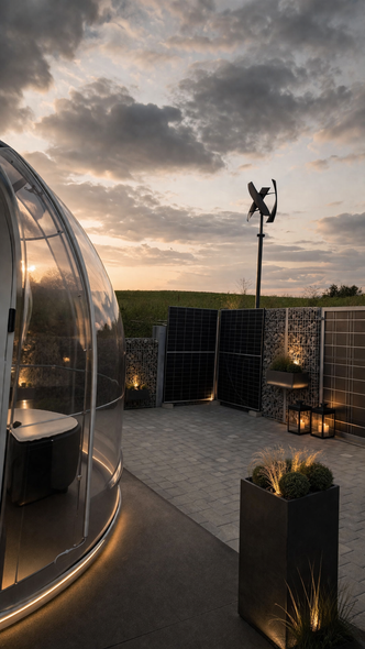 Windrose Bild 16 – Einzelanlage in stimmungsvoller Architektur