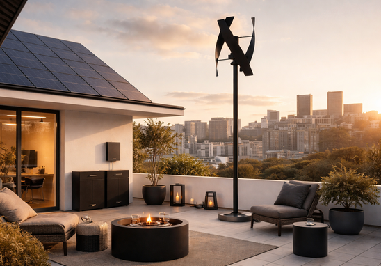 Windrose Bild 17 – Wohnsystem mit Windrose, Photovoltaik und Speicher
