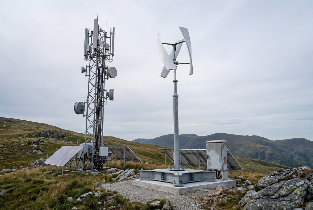 Windrose Bild 18 – Atlas am Boden eines Funkstandorts